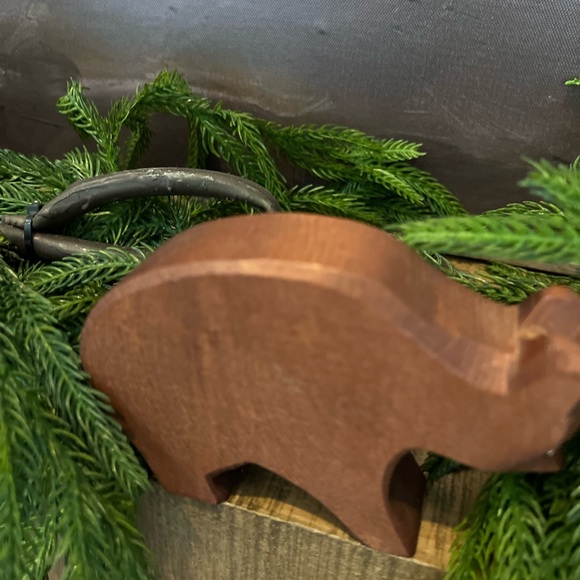 Ostheimer Brown Bear Large Wooden Animal Forest Montessori Woodland Pretend Toy - Picture 3 of 8